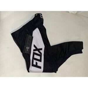 NEW! Fox Racing Moto Pants Gear Youth 12-14-28 Kids 180 REVN Black/White